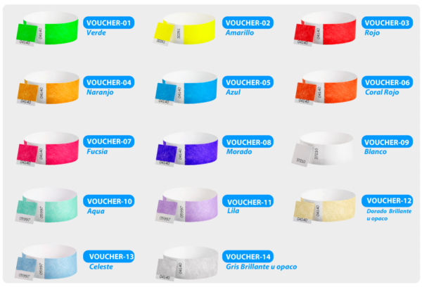 Pulseras Tyvek Personalizadas Full Color