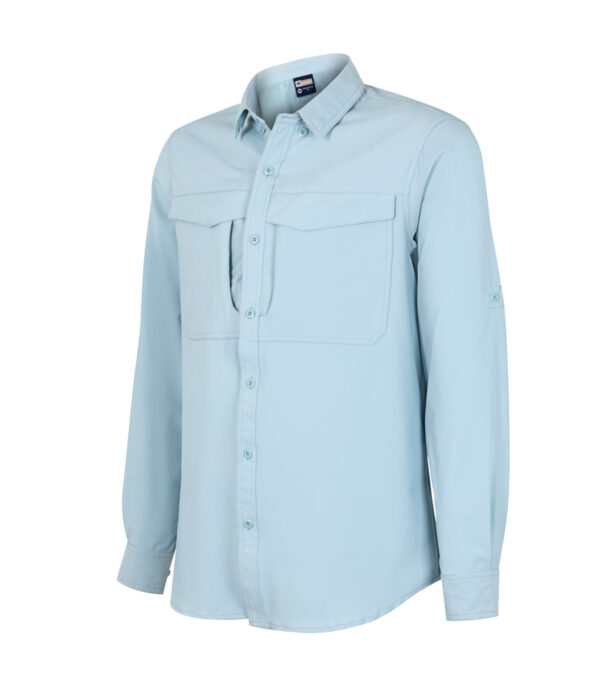 Camisa Salvia Manga Larga Hombre - Imagen 4